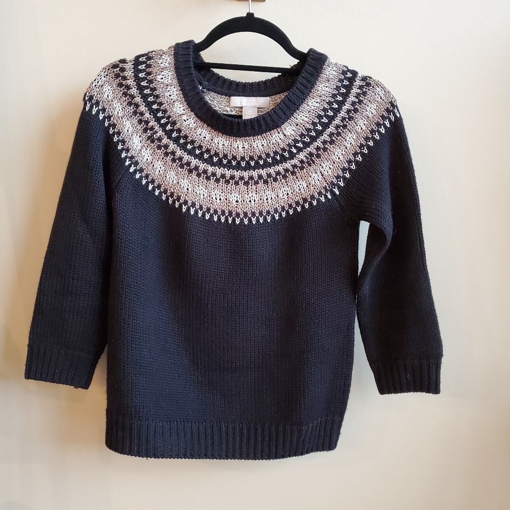 Banana Republic fair isle-style sweater